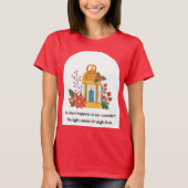 Golden Lantern | Healing Light & Spiritual Hope T-shirt (Voorkant)
