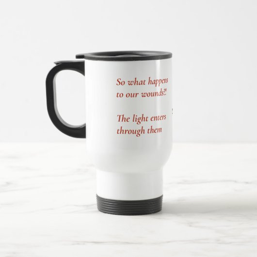 Golden Lantern Mug | Inspirational Quote Mug Reisbeker (Links)
