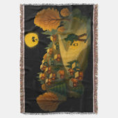 Golden Lantern Village Throw Blanket Cozy Decorati Deken (Voorkant Verticaal)