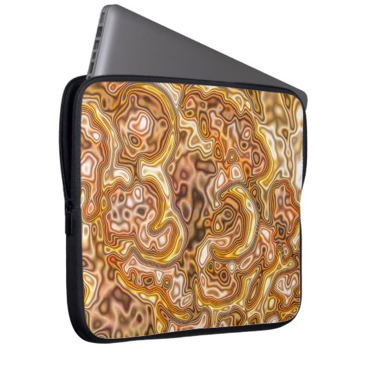 GOLDEN LAPTOP SLEEVE (Voorkant Rechts)