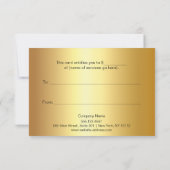 Golden Lashes & Brow Beauty Salon cadeaubon (Achterkant)