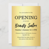 Golden Lashes & Brows schoonheidssalon Grand Openi Kaart (Achterkant)