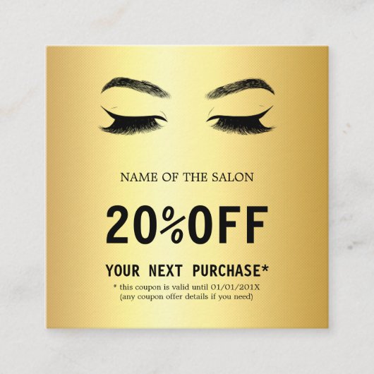 Golden Lashes & Brows Schoonheidssalon Korting Kaa (Voorkant)