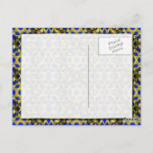 Golden Lattice 6-6 Sm Any Color Briefkaart (Achterkant)