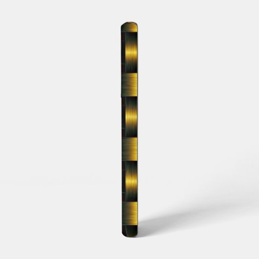 Golden Lattice Black Gold Samsung Galaxy Hoesje (Linkerkant)