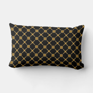 Golden Lattice Elegance Kussen
