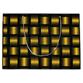 Golden Lattice Gift Bag Groot Cadeauzakje (Voorkant)