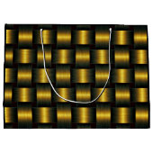 Golden Lattice Gift Bag Groot Cadeauzakje (Achterkant)