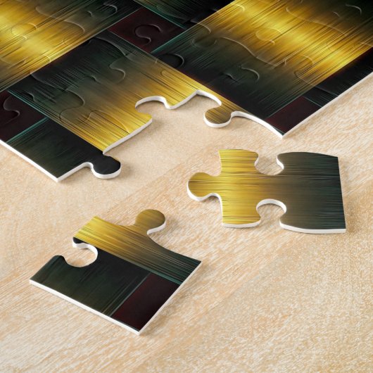 Golden Lattice - Ik hou van je - voeg Jouw tekst/n Legpuzzel (Zijkant)