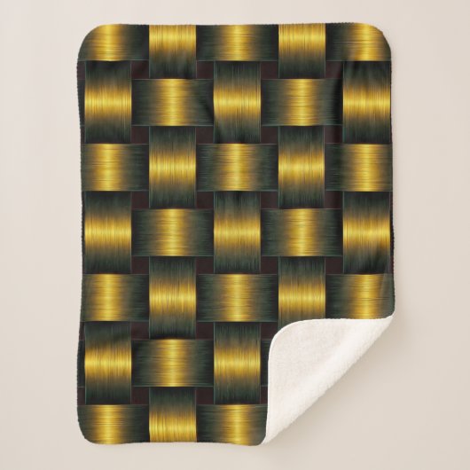 Golden Lattice Sherpa Deken (Voorkant)