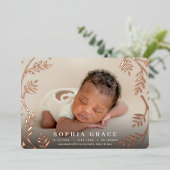 Golden Laurel | Aankondiging van de geboorte van R (Staand Voorkant)