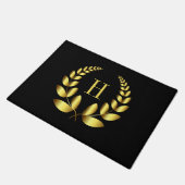 Golden Laurel Wreath Deurmat (Schuin)