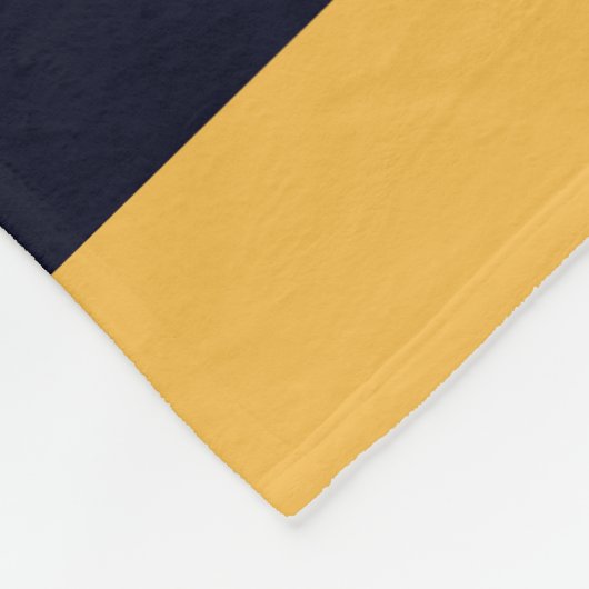 Golden Laurel Wreath Monogram Fleece Deken (Hoek)