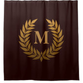 Golden Laurel Wreathe Douchegordijn (Voorkant)