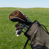 Golden Laurel Wreathe Golfheadcover (Insitu)