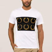 Golden Laurel Wreaths Mannen T-Shirt (Voorkant)