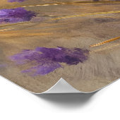 Golden Lavender Field Wall Art Print Poster (Hoek)