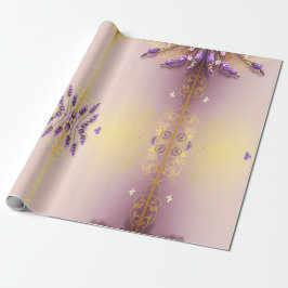 Golden Lavender Schmidt Stationery Cadeaupapier