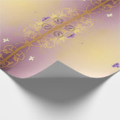 Golden Lavender Schmidt Stationery Cadeaupapier (Hoek)