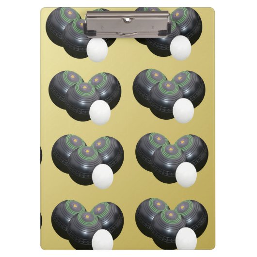 Golden Lawn Bowls, klembord (Voorkant)