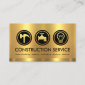 Golden Layer Gold Construction Tools Visitekaartje (Voorkant)