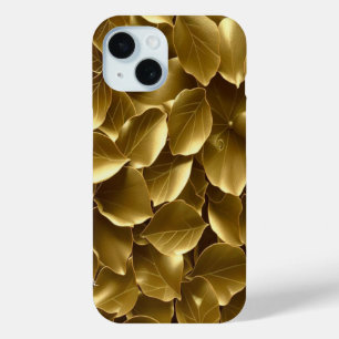 Golden Leaf iPhone 15 Case