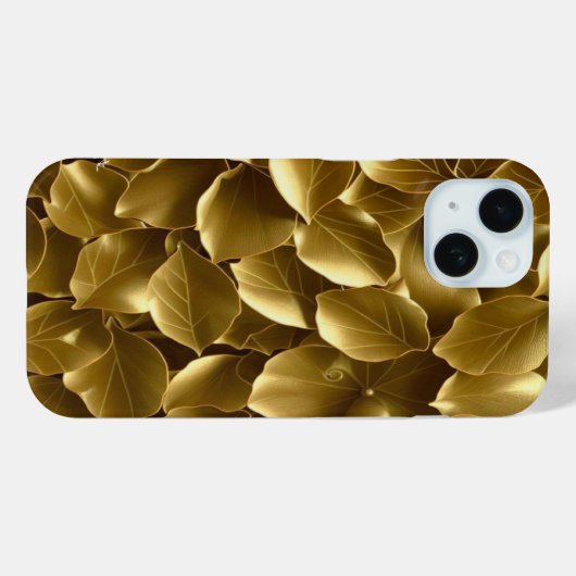 Golden Leaf Case-Mate iPhone Case (Achterkant (horizontaal))