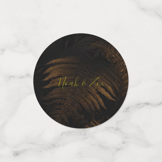 Golden leaf confetti (Kleine voorkant)