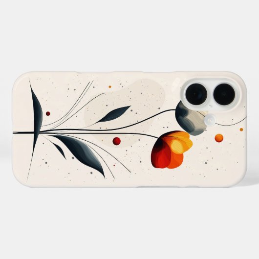 Golden Leaf Drift Case-Mate iPhone Case (Achterkant (horizontaal))