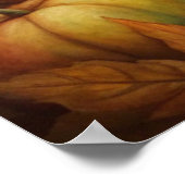 Golden Leaf Fairy – ETHERISCHE herfstmuur Art Prin Poster (Hoek)