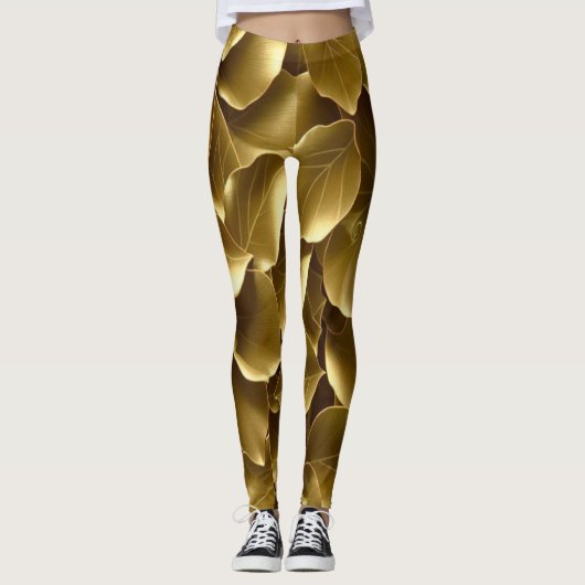 Golden Leaf Leggings (Voorkant)