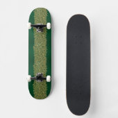 Golden leaf op groene achtergrond persoonlijk skateboard (Voorkant)