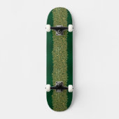 Golden leaf op groene achtergrond persoonlijk skateboard (Voorkant)