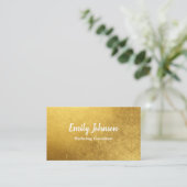 Golden Leaf Style Solutions Visitekaartje (Staand voorkant)