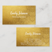 Golden Leaf Style Solutions Visitekaartje (Voorkant / Achterkant)