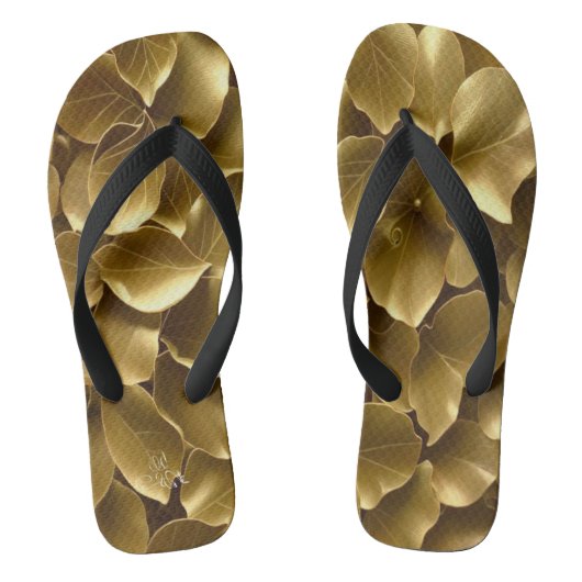 Golden Leaf Teenslippers (Voetbed)