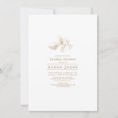 Golden Leaf Wedding Vrijgezellenfeest ID655 Kaart (Voorkant)