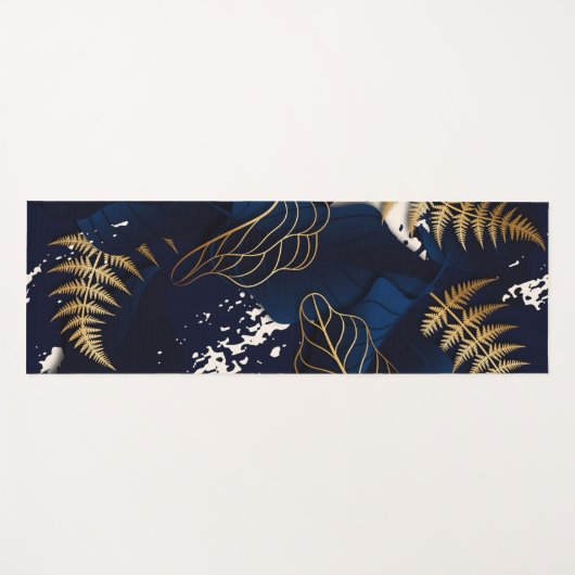 Golden Leaf Yoga Mat (Voorkant (horizontaal))