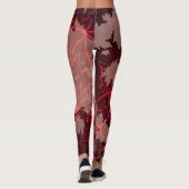 Golden Leaves 1 Leggings (Achterkant)