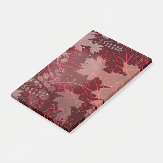 Golden Leaves 1 Post-it® Notes (Schuin)