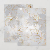 Golden Leaves 3 Briefkaart (Voorkant / Achterkant)