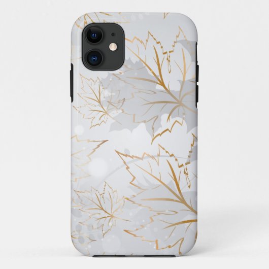 Golden Leaves 3 Case-Mate iPhone Case (Achterkant)