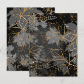 Golden Leaves 5 Briefkaart (Voorkant / Achterkant)