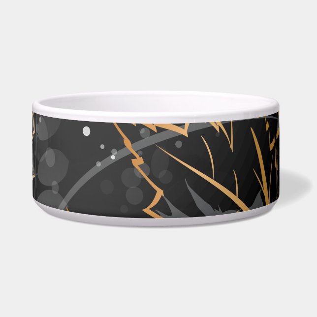 Golden Leaves 5 Voerbakje (Voorkant)