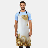 Golden Leaves Christmas Holiday Schort (Gedragen)