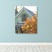 Golden Leaves en Gingerbrood - Martha's wijntuin Canvas Afdruk (Insitu (Houten vloer))