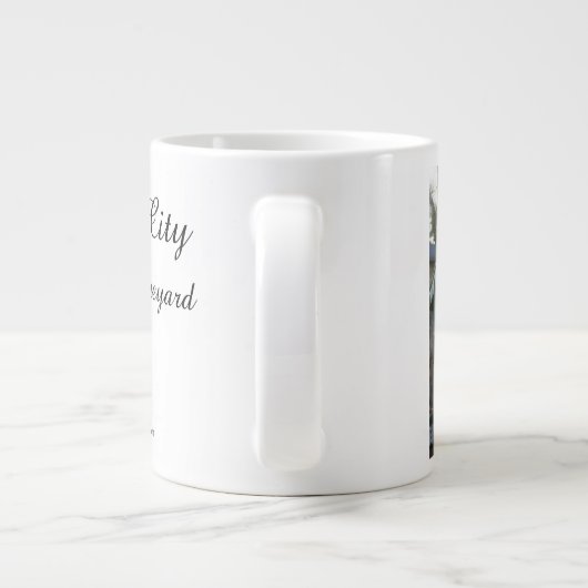 Golden Leaves en Gingerbrood - Martha's wijntuin Grote Koffiekop (Achterkant)