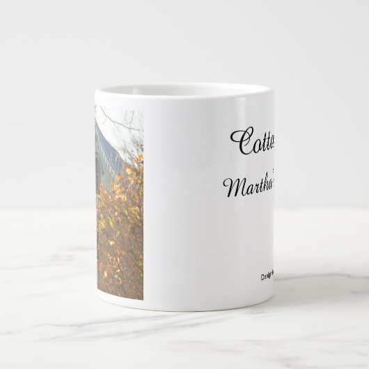 Golden Leaves en Gingerbrood - Martha's wijntuin Grote Koffiekop (Voorkant)