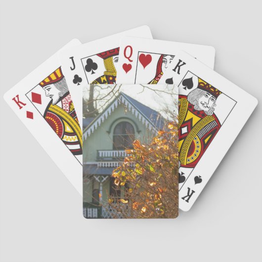 Golden Leaves en Gingerbrood - Martha's wijntuin Pokerkaarten (Achterkant)