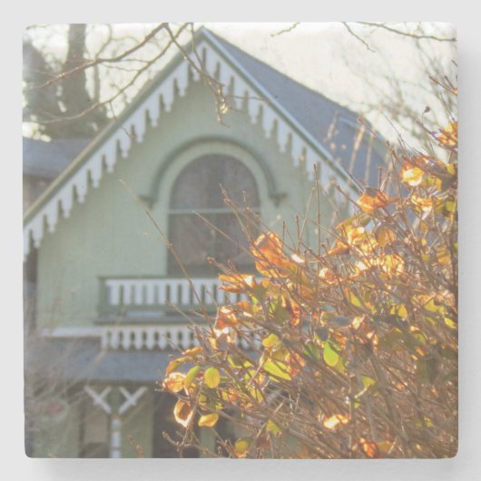 Golden Leaves en Gingerbrood - Martha's wijntuin Stenen Onderzetter (Voorkant)